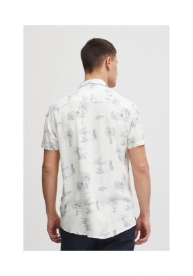 BLEND 5644, Fehér Rövid Ujjú Ing, Regular fit