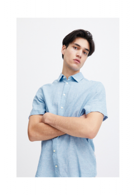 CASUAL FRIDAY Aksel 3886 Világoskék Rövid Ujjú Ing