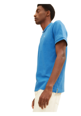 TOM TAILOR 1006, Tengerkék Rövid Ujjú Ingpóló