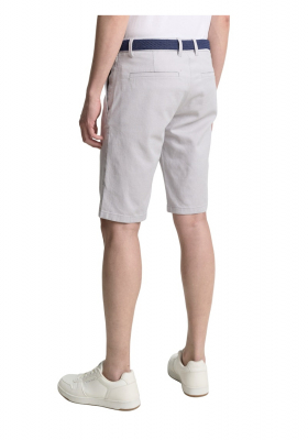 TOM TAILOR 4707, Halványszürke Chino Rövidnadrág