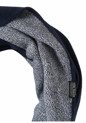 TOM TAILOR Melange Scarf 1789, Kék Sál