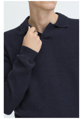 CASUAL FRIDAY Karl 5311, Sötétkék Kötött Pulóver