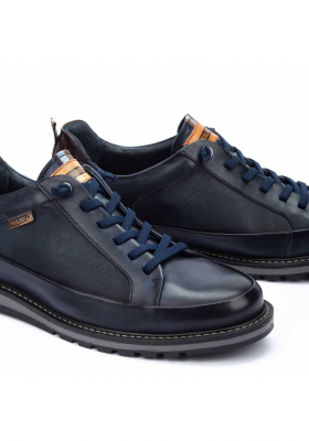 PIKOLINOS Berna M8J-6303C1, Kék Borjúbőr Félcipő