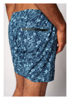 SKINY Swimen 6255, Kék Dzsungel Szörfnadrág