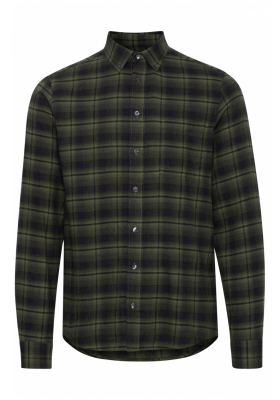 CASUAL FRIDAY Anton 4779, Zöld Kockás Hosszú Ujjú Ing