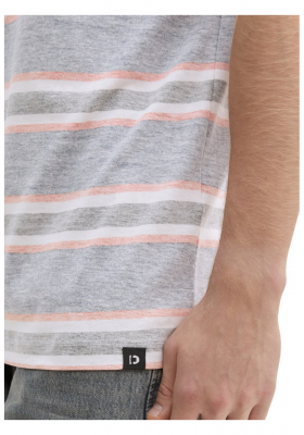 TOM TAILOR DENIM 5026, Kék Csíkos Rövid Ujjú Póló