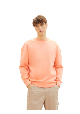 TOM TAILOR DENIM 1243, Korallszínű Hosszú Ujjú Pulóver