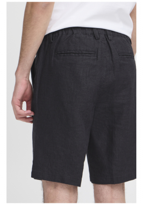 CASUAL FRIDAY Pandrup 5166, Sötétkék Lenvászon Rövidnadrág