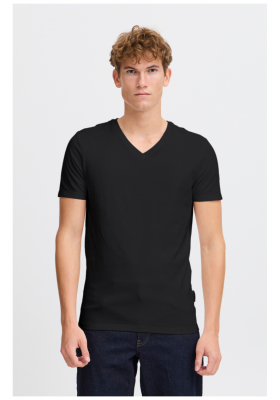 CASUAL FRIDAY Lincoln 3062, Fekete Rövid Ujjú Póló, NOOS