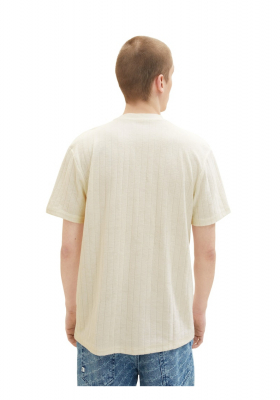 TOM TAILOR DENIM 6458, Fehér Rövid Ujjú Póló