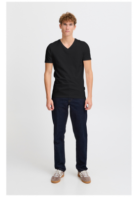 CASUAL FRIDAY Lincoln 3062, Fekete Rövid Ujjú Póló, NOOS