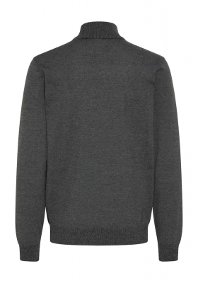 BLEND Bruton 7261, Fekete Kötött Garbo Pulóver