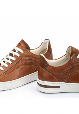 PIKOLINOS Xativa M1K-6307C3, Barna Borjúbőr Félcipő BRANDY