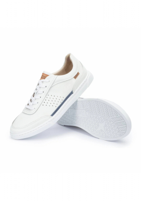 PIKOLINOS Alicante M2U-6273C1, Fehér Borjúbőr Sneaker Félcipő