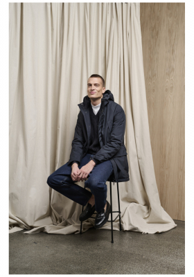 CASUAL FRIDAY Oconell 3946, Kék Bélelt Dzseki