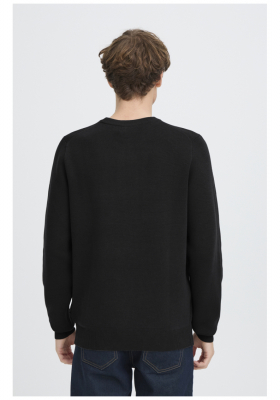 CASUAL FRIDAY Theo 6022, Fekete Kötött Pulóver NOOS