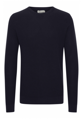 BLEND Codford 4336, Fekete Kötött Pulóver