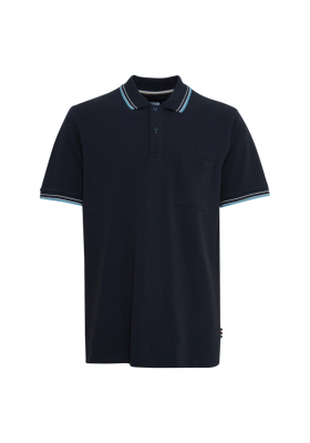 FQ1924 Peter 0636, Sötétkék Rövid Ujjú Ingpóló