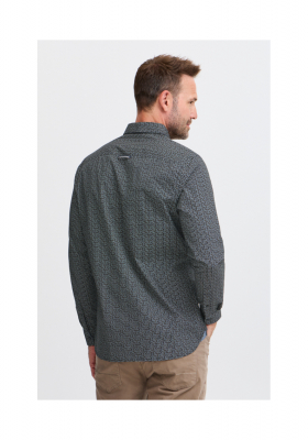 CASUAL FRIDAY Steven 0685, Mintás Kék Hosszú Ujjú Ing