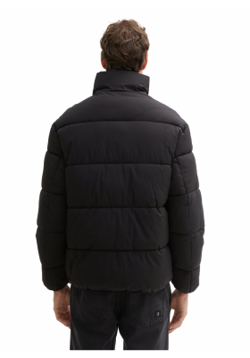 TOM TAILOR DENIM 1776, Fekete Téli Dzseki