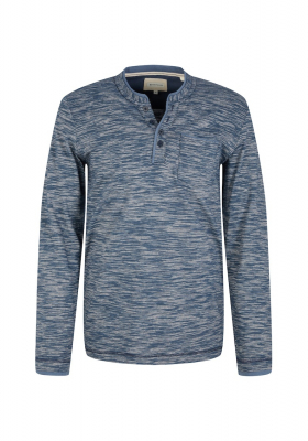 TOM TAILOR 3014, Kék Hosszú Ujjú Póló