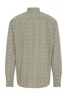 BLEND Avid 0017, Olivzöld, Aprómintás Hosszú Ujjú Ing