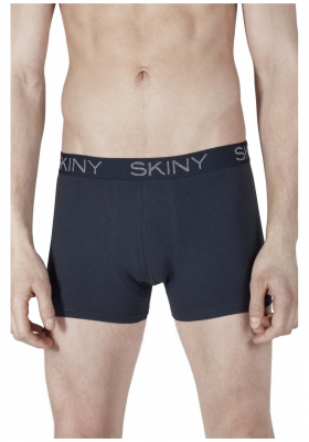 SKINY Cotton Multipack 6487, Kék Csíkos Boxernadrág Dupla Csomag NOS