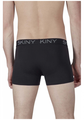 SKINY Cotton Multipack 6835, Boxernadrág, Dupla, Fekete NOS