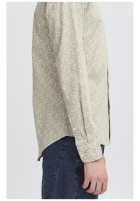 CASUAL FRIDAY Jermemy 5438, Natur Virágos Hosszú Ujjú Ing