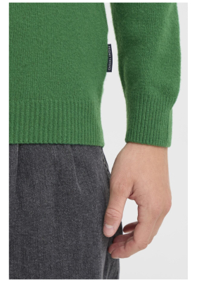 CASUAL FRIDAY Karl 3970, Zöld Kötött Gyapjú Pulóver
