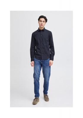 CASUAL FRIDAY Palle 0924, Fekete Hosszú Ujjú Ing, NOOS