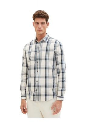 TOM TAILOR 7436, Fehér Hosszú Ujjú Ing