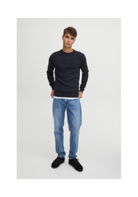 CASUAL FRIDAY Karlo 4787, Fekete Kötött Pulóver