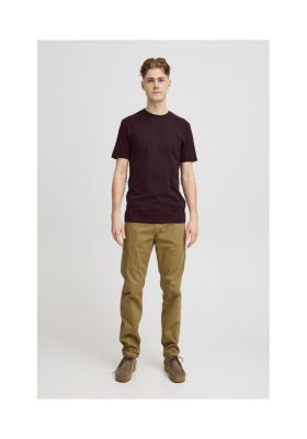 CASUAL FRIDAY Thor 4834, Csokoládébarna Rövid Ujjú Póló, NOOS