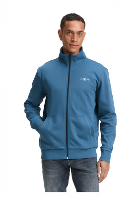 TOM TAILOR 5645, Kék Cipzáros Pulóver NOOS