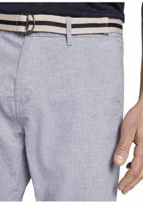 TOM TAILOR Printed Minimal Design 6323, Szürke Chino Rövidnadrág