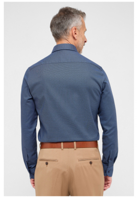 ETERNA Slim Fit 1015, Sötétkék Hosszú Ing, Kent