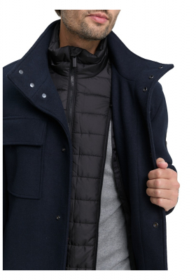 TOM TAILOR 6984, Sötétkék 2 in1 Kabát