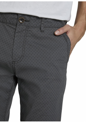TOM TAILOR Chino Shorts 6331, Szürke Chino Rövidnadrág
