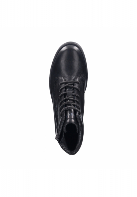 BUGATTI  AA132, Fekete Magasszárú Cipő