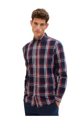 TOM TAILOR 7436, Kék Hosszú Ujjú Ing