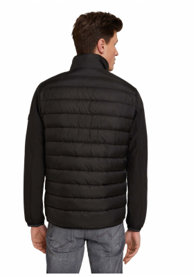 TOM TAILOR DENIM Hybrid 9241, Fekete Átmeneti Dzseki