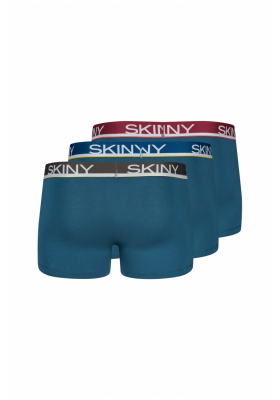 SKINY Cotton Multipack 6841, Multikolor Boxeralsó, Tripla Csomag