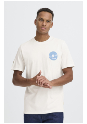BLEND Sun Sense Music Tee 0515, Fehér Rövid Ujjú Póló