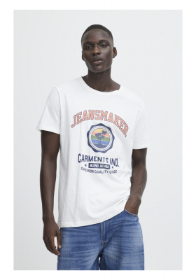 BLEND 6502, Fehér Rövid Ujjú Póló