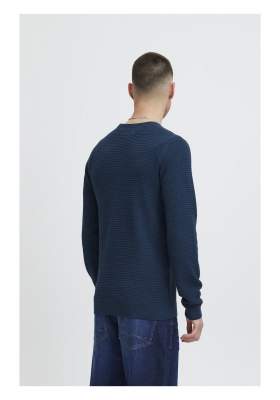 BLEND 6149, Kék Kötött Pulóver