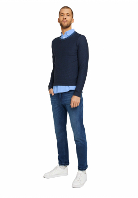 TOM TAILOR Oxford 3874, Világoskék Hosszú Ujjú Ing