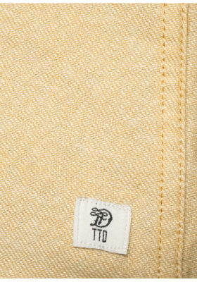 TOM TAILOR DENIM Twill 6873, Sárga  Hosszú Ujjú Ing