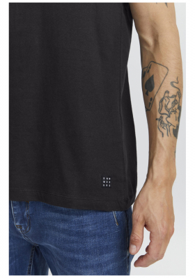 BLEND NASIR 1715, Fekete Rövid Ujjú Póló