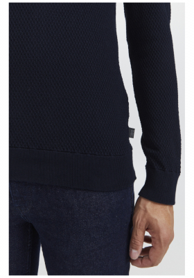 CASUAL FRIDAY Karlo 3984, Kék Kötött Pulóver, NOOS